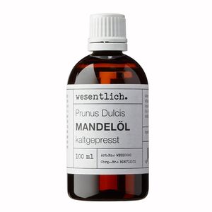 Mandelöl kaltgepresst (100ml) - pures Öl OHNE Zusatzstoffe von wesentlich.