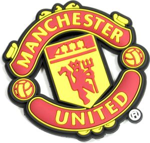 Manchester United FC - Magnet na chladničku, Crest BS4174 (Jedna veľkosť) (žltá/červená)