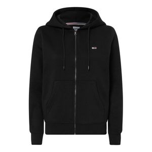 Tommy Hilfiger Jeans TJW REGULAR HOODIE ZIP THROUGH LieferantenFarbe: black, Größe: XS, Farbe: Schwarz