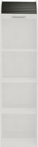 Jalousieschrank "Jalousieschrank" in weiß matt lack / graphit mit 2 Einlegeböden. Abmessungen (BxHxT) 46x192x44 cm