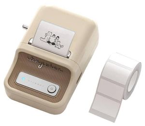 Niimbot B21, přenosná bezdrátová tiskárna štítků Bluetooth, 20-50 mm, krémová