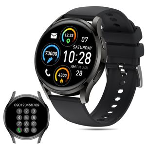 (Black) Chytré hodinky pro muže a ženy, vodotěsné chytré hodinky s krytím IP67, GPS, monitor stresu a spánku, multisportovní tracker, monitor zdraví pro ženy, výdrž baterie až 15 dní