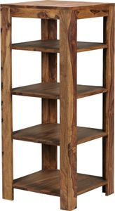 Kadima Design Massivholz Bücherregal: Mehrzweck-Stauraum, Sheesham, handgefertigt, pflegeleicht. 44x44x105 cm Kadima Design Massivholz Bücherregal: Mehrzweck-Stauraum, Sheesham, handgefertigt, pflegeleicht. 44x44x105 cm