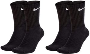 4 Paar Nike SX4508 Herren Damen Socken - Farbe: 4 Paar schwarz - Größe: 38-42