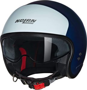 Jet Helm NOLAN N21 Speciale 350 Tiefblau Silber Undurchsichtig größe L
