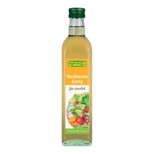 Rapunzel 1050420, Obst-Essig, 500 ml, Glasflasche, Salat, Weißweinessig* *kontrolliert biologischer Anbau, Italien