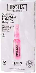 Iroha Nature Przeciwstarzeniowo-ujędrniające ampułki do twarzy z retinolem, 5x1.5ml