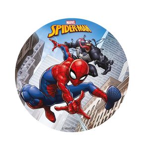 Spiderman Tortenaufleger 15,5cm Ø Fondantpapier ohne Zucker Geburtstag