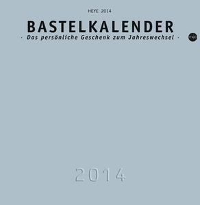 Bastelkalender 2014 silber, groß