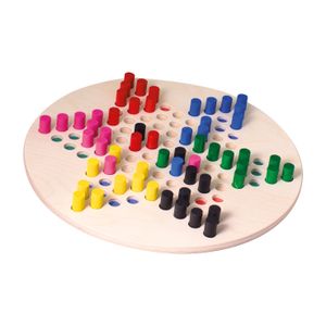 Milliwood Holz Spiel CHINESE CHECKERS Strategiespiel Brettspiel Gesellschaftsspiel