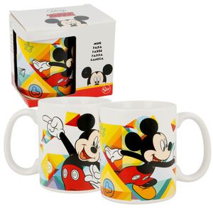 Keramik Tasse Mickey Mouse Maus | 325 ml | Henkel-Becher Geschenkbox