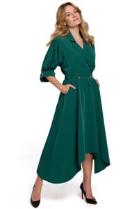 Makover Dámské společenské šaty Lorentz K086 zelená S