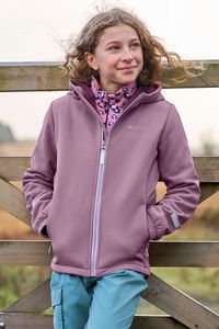 Mountain Warehouse - "Huxley" Softshelljacke Reflektierend für Kinder MW3853 (116) (dunkellila)