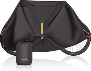 ONVAYA® Premium Fahrradabdeckung für 2 Fahrräder | wasserdichte Fahrradplane | Fahrradgarage | Fahrrad-Regenschutz & UV-Schutz
