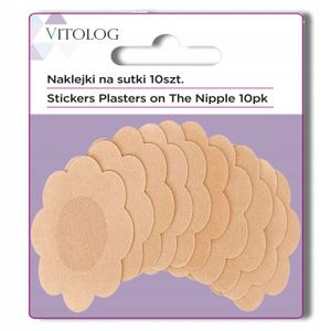 Vitolog Nippel Covers Brustwarzenabdeckung Ultra Dünne für Damen 10 Stück 5 Paar