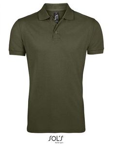 MenŽs Polo Shirt Prime - Farbe: Army - Größe: XL