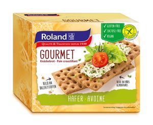 Roland Gourmet Knäckebrot Hafer glutenfrei 230g