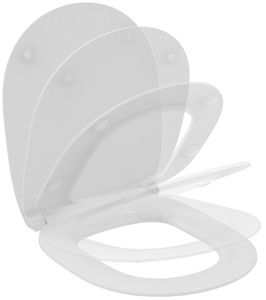 Ideal Standard WC-Sitz CONNECT mit Deckel, Scharniere aus Edelstahl weiß