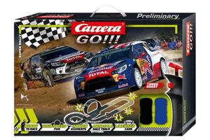 Carrera GO! Rennstrecken-Set Super Rally 490 cm schwarz/braun