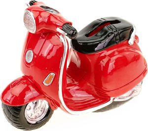 Kremers Schatzkiste Spardose Motorroller Handbemalte Sparbüchse Roller 10x15x8cm