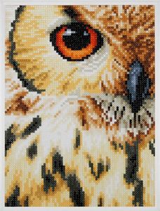 Ukončený model Lanarte Diamond Painting Pack Owl (20 x 26 cm)