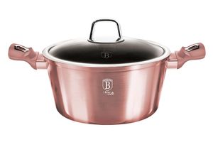 Berlingerhaus Casserole mit einem Titan mit 20 cm I-Rose Edition BH-6034