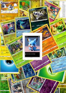 100 Pokemon Karten - inkl. 10 Holos - Deutsch - Keine doppelt inkl. BenjiChu Sammelobjekt