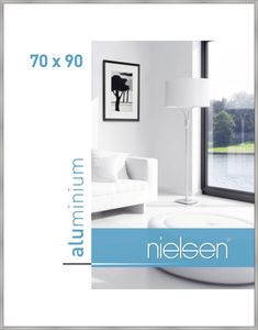 Nielsen Aluminium Bilderrahmen Classic, 70x90 cm, Silber Matt