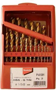 Zestaw wierteł Makita HSS-G TIN 1-13mm P-61391