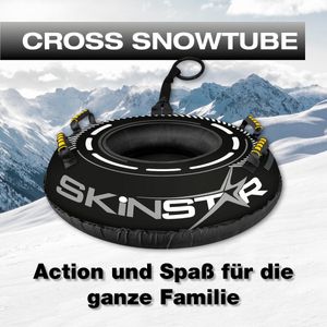 SkinStar CROSS Snowtube black Ø 100cm sánková pneumatika snehová pneumatika sánková bob