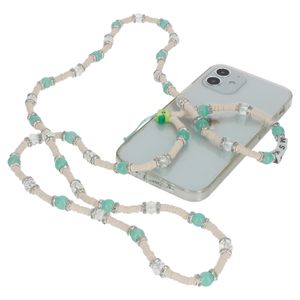 Heishi Schmuck Handykette, 110cm langes Schmuckarmband mit Perlen – Bunt