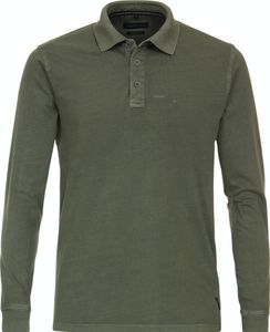 CASAMODA Herren Poloshirt Langarm Polokragen Regular Olivgrün XL CASAMODA Herren Poloshirt Langarm Polokragen Regular Olivgrün XL