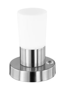 stolová lampa CristoLED 4,3 Watt 14 x 11 cm oceľová strieborná