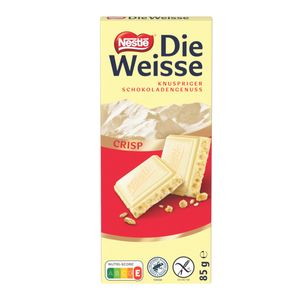 Nestlé Die Weisse Crisp Weisse Schokolade mit Knusperreis 85g