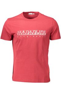 NAPAPIJRI tričko pánské textilní červené SF720 - velikost: 2XL