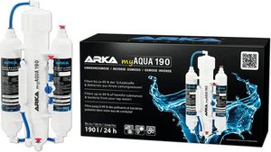 Osmoseanlage ARKA myAqua Umkehrosmoseanlage 190® optimale Leitungswasser-Aufbereitung, bis 190 Liter / Tag, enthält Kohle-, Fein- und Membranfilter, funktioniert ohne Strom, ohne Chemie