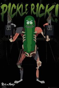 Rick and Morty Poster Pickle Rick 91,5 x 61 cm