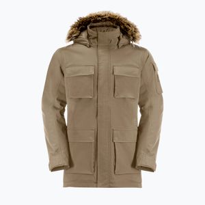 Jack Wolfskin Glacier Canyon Parka - Męska wodoodporna kurtka zimowa Beige 1107674-5136 , Rozmiar: XL