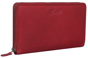 Benthill Echt Leder Geldbörse - Reisebrieftasche mit Handyfach - Travel Wallet - XL Organizer Portemonnaie - RFID Brieftasche Herren & Damen