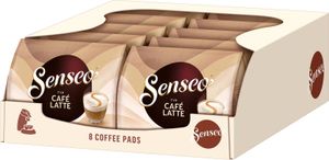 SENSEO Typ Café Latte Kaffee Pads 10 Packungen à 8 Getränke SENSEO Typ Café Latte Kaffee Pads 10 Packungen à 8 Getränke
