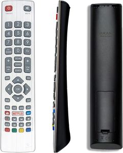 Dakana Ersatz Fernbedienung für Sharp SHW-RMC-0115 Aquos Freeview Fernseher TV Remote Control mit Netflix und Youtube Taste vorkonfiguriert und sofort einsatzbereit