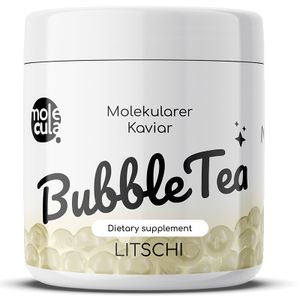 Popping Boba I Molekularer Kaviar Bubble Tea, Bubbles, Bubble tea Perlen 800g I Litschi