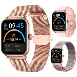 Smartwatch, Smartwatch Damen Herren, 1.83" HD Fitness Tracker Uhren für Android IOS, IP68 Wasserdicht Pulsmesser Schrittzähler Aktivitätstracker