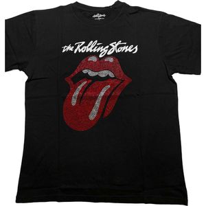 The Rolling Stones - T-Shirt Logo für Herren/Damen Unisex RO4085 (XXL) (Schwarz)