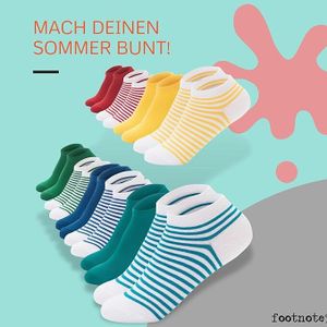 10 Paar Fitzgerald Sneaker Socken von Footnote unisex Größe 39-42