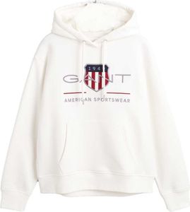 Gant Archive Shield Kapuzenpullover Weiß L Frau Weiß L Gant Archive Shield Kapuzenpullover Weiß L Frau Weiß L