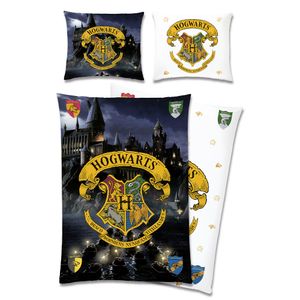 Harry Potter Bettwäsche Hogwarts Biber / Flanell