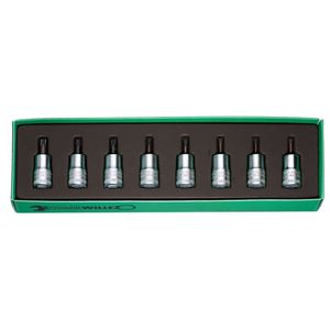 Schraubendreher 8-teilig 3/8 Inch T 9 / T 40 Inne