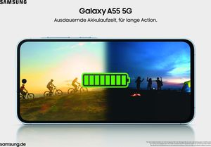 SAMSUNG Galaxy A55 5G Smartphone awesome lemon 256 GB