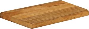 vidaXL Tischplatte mit Baumkante 60x20x3,8 cm Massivholz Mango